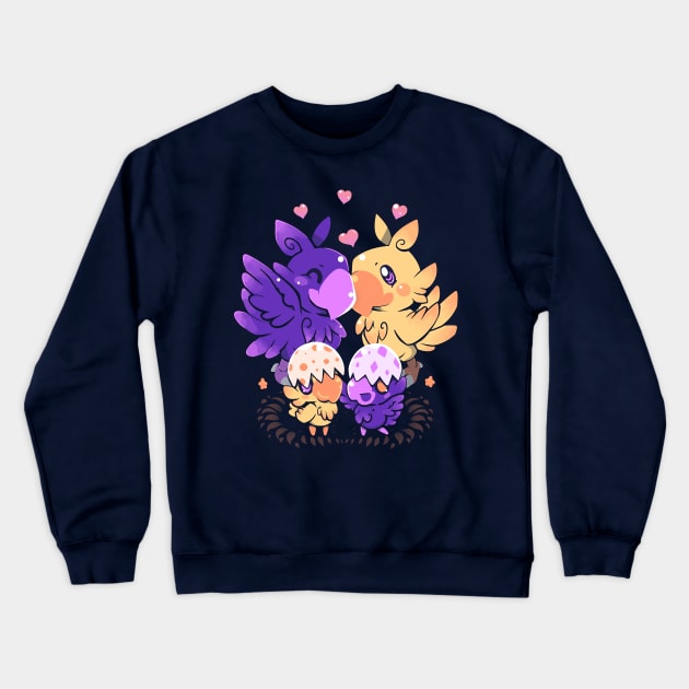 Loving Choco Family Crewneck Sweatshirt by TechraNova